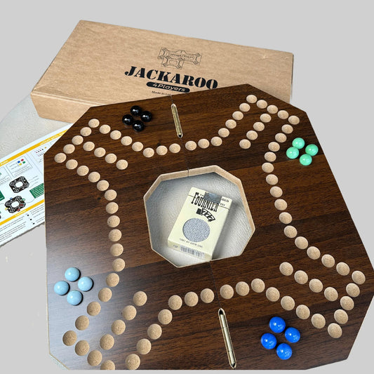 Wooden Jackaroo – Classic Board Game | 4-6 Players | Worldwide Shipping